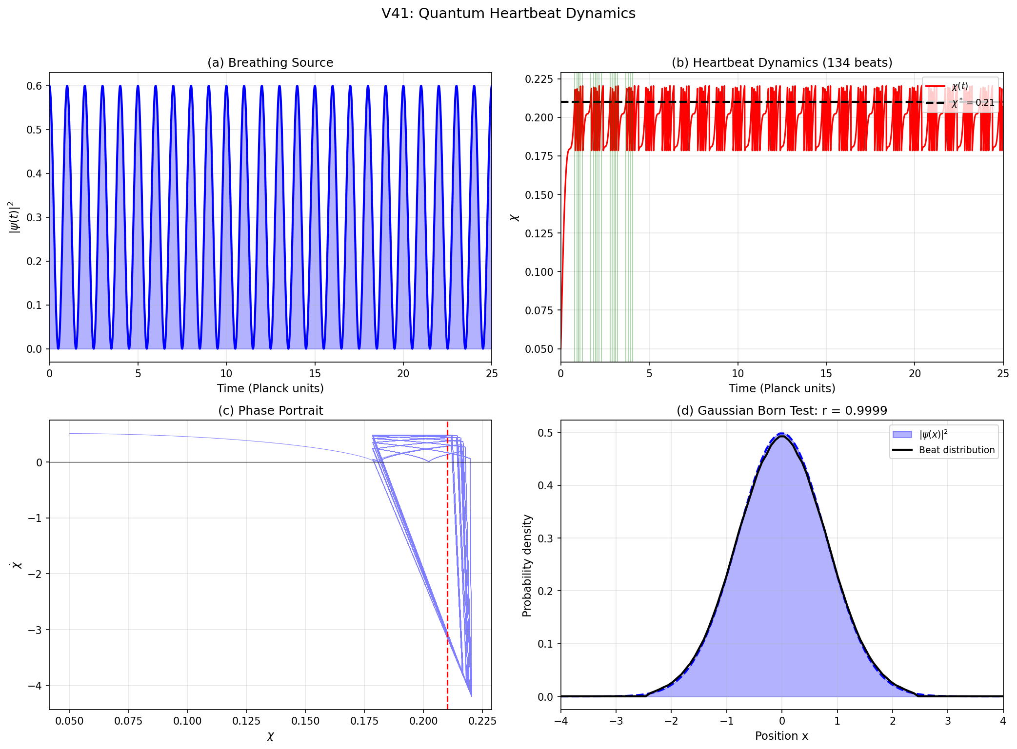 V41: Quantum Heartbeat Dynamics